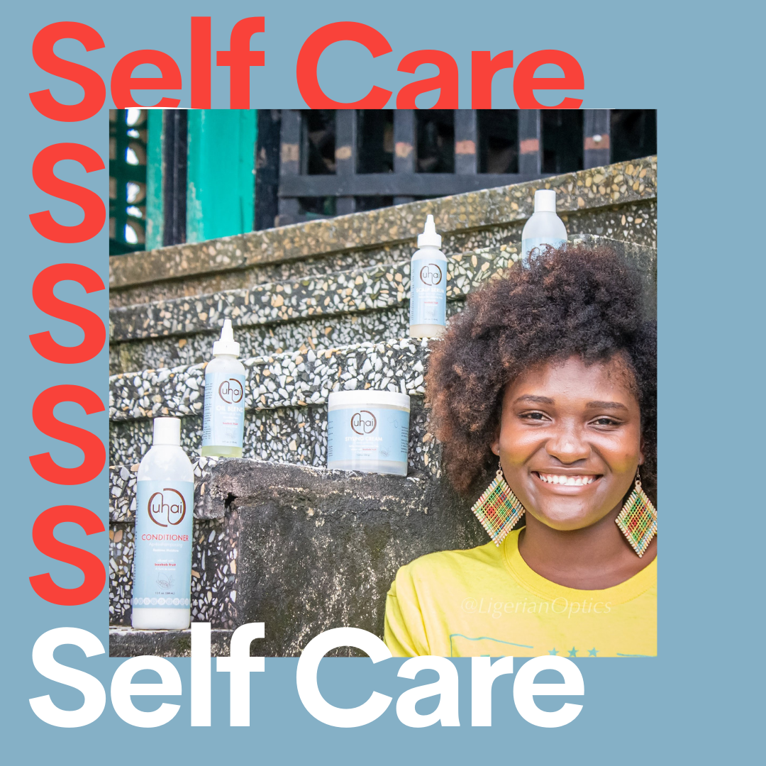 Self Care with Liberian Natural Hair Care Influencer Lusinetta Kormon